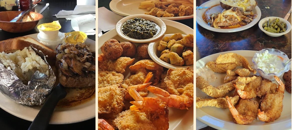 Boondocks Seafood Menu